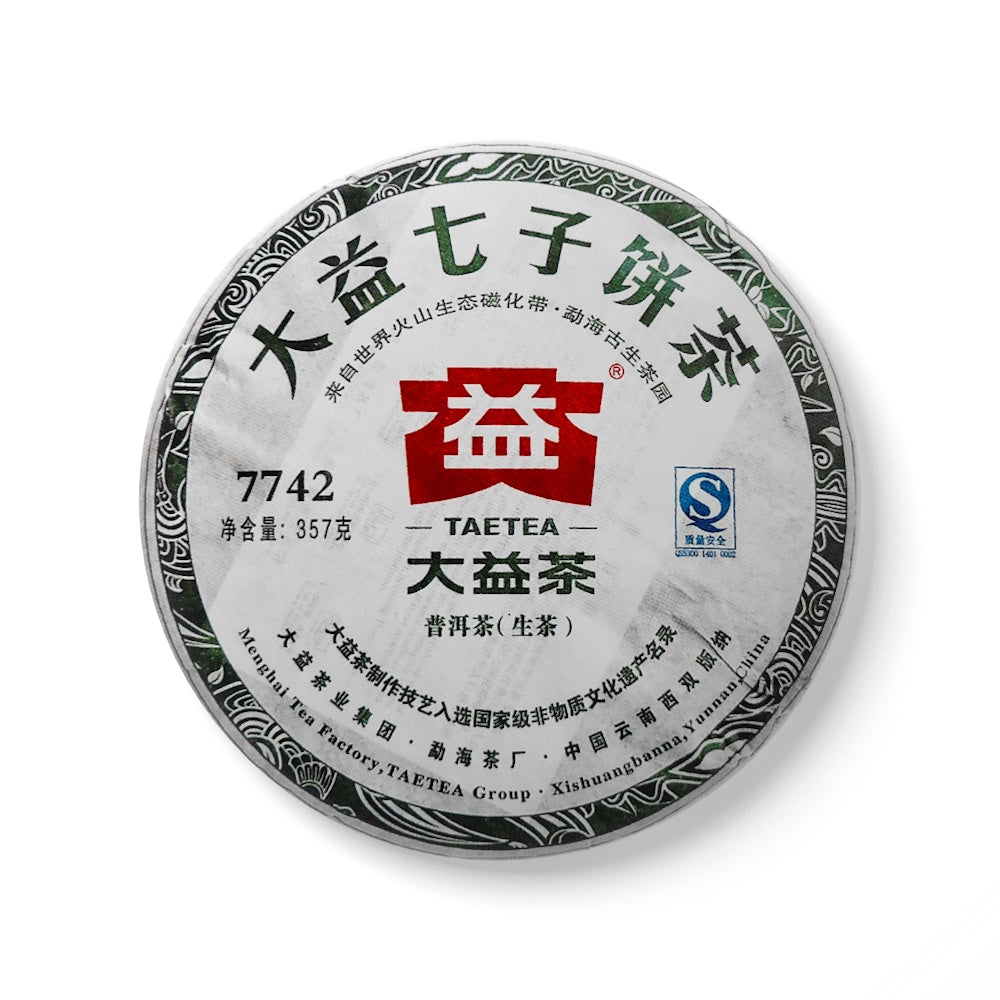 Dayi Pu-erh Tea – 2011 7742 Raw Pu-erh Tea Cake-357g(12.6 oz)